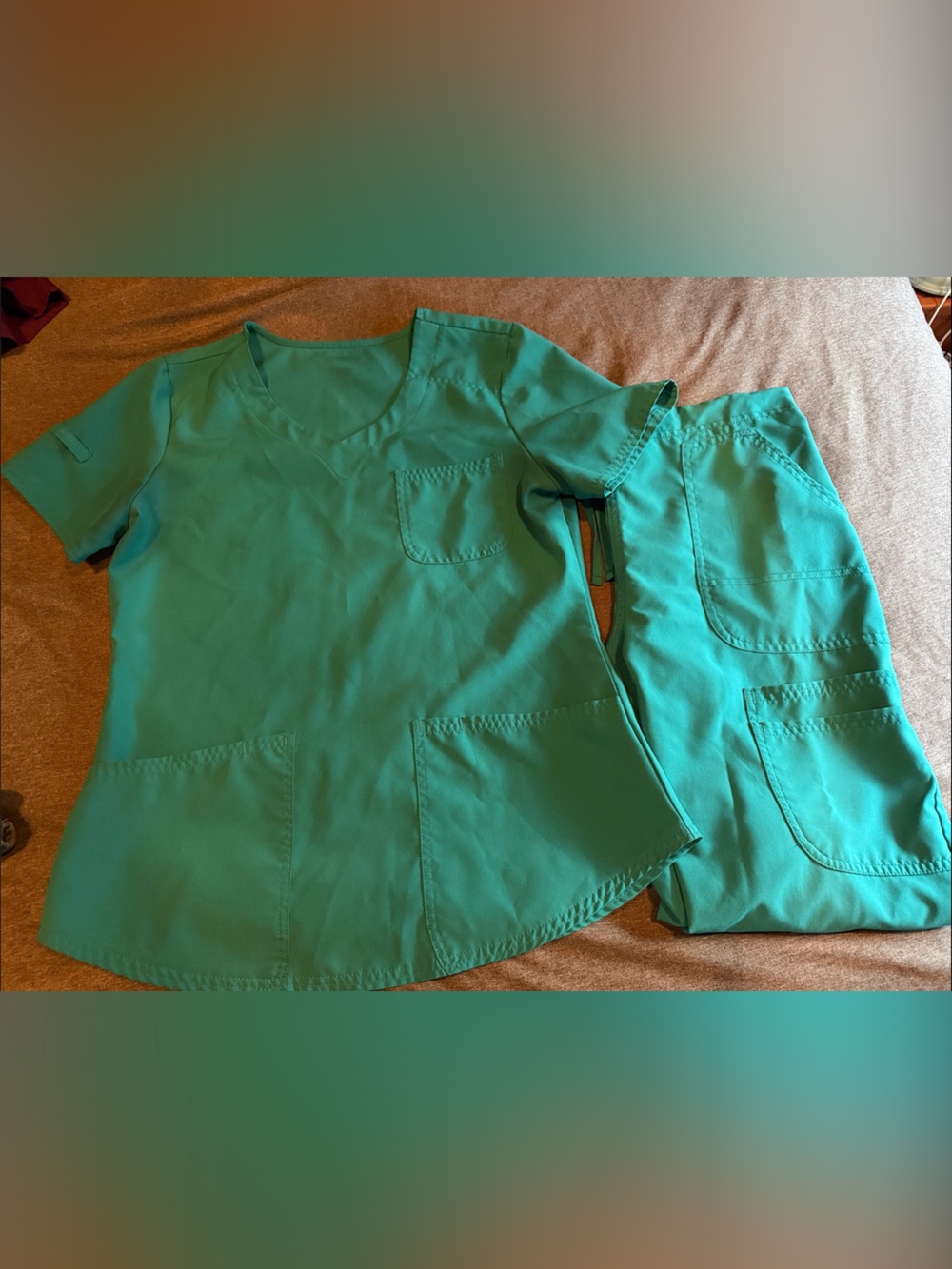 Scrubstar- Teal Green Women's Scrub Set